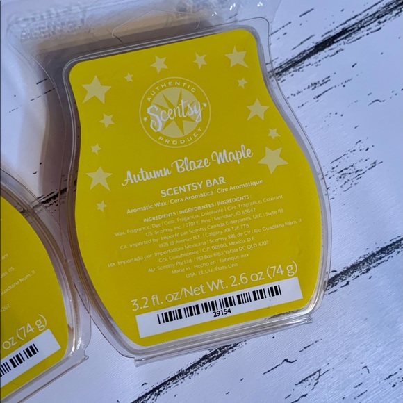Scentsy Autumn Blaze Maple Bar